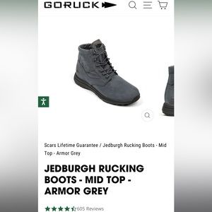Brand New GoRuck Jedburgh Rucking Boot